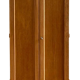 Small oak cabinet with tapered legs.