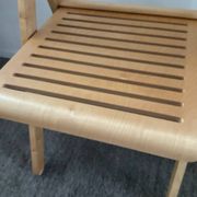 Chaise pliante vintage en hêtre 