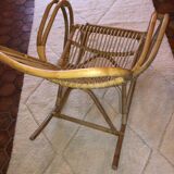 Rocking-Chair en rotin