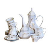 Service à café vintage en porcelaine italienne estampillé Tognana