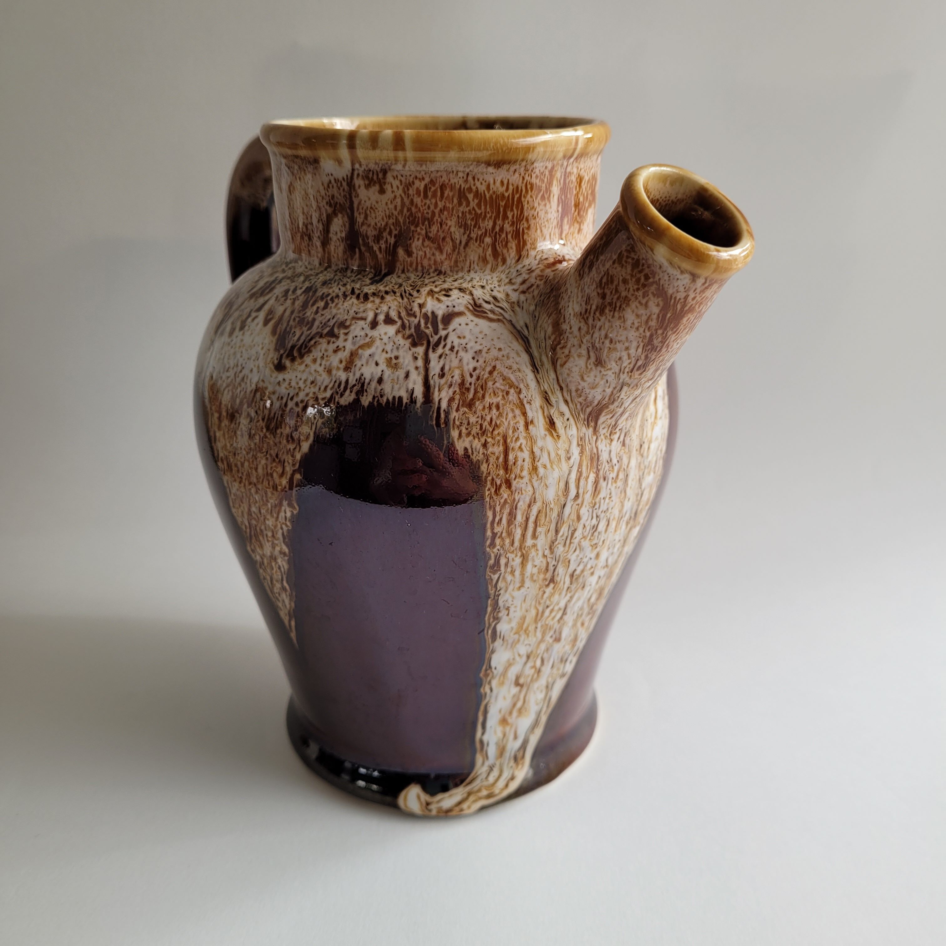 Flowing enamel pitcher