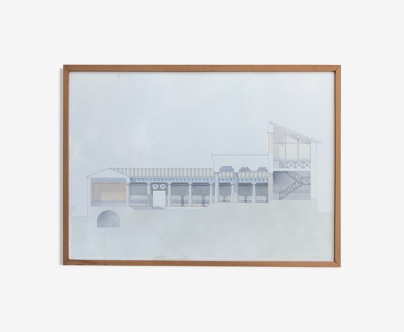 Dessin de l’architecte T. Flon