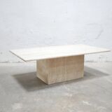 Vintage travertine coffee table