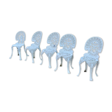 Garden chairs cast aluminum