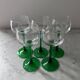 Service de 5 verres à vin blanc 