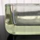 Glass square ashtray