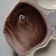 Longwy earthenware oyster plates Copenhagen model