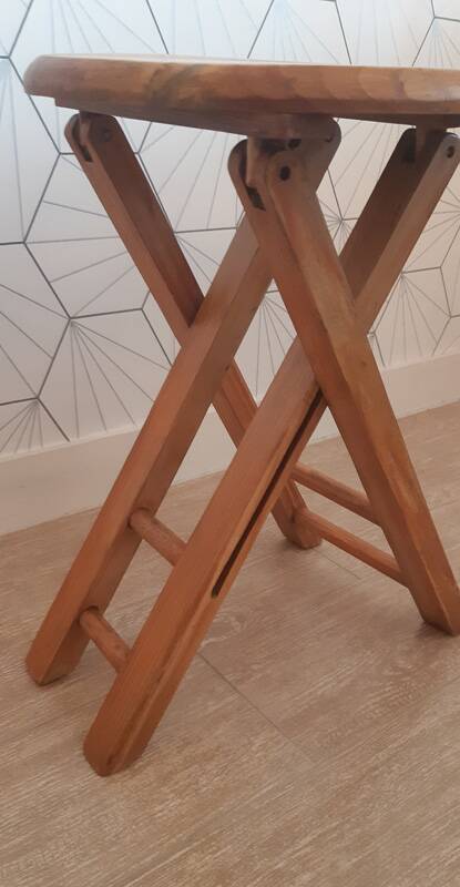 Vintage folding stool.