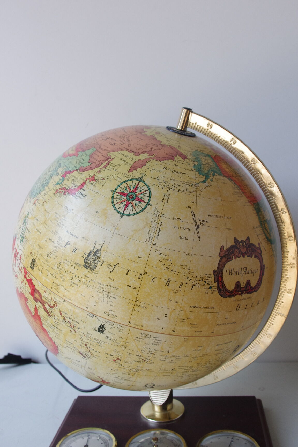 Vintage danish globe, 1970s