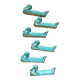 Duck-shaped ceramic knife rest