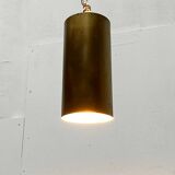 Brass tube pendant lamp in mid-century style, 1960s.