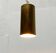 Brass tube pendant lamp in mid-century style, 1960s.