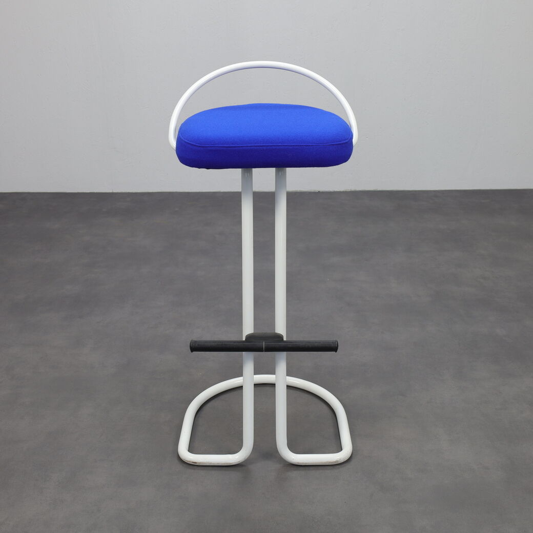 Ensemble de 3 tabourets de bar postmodernes, années 1980