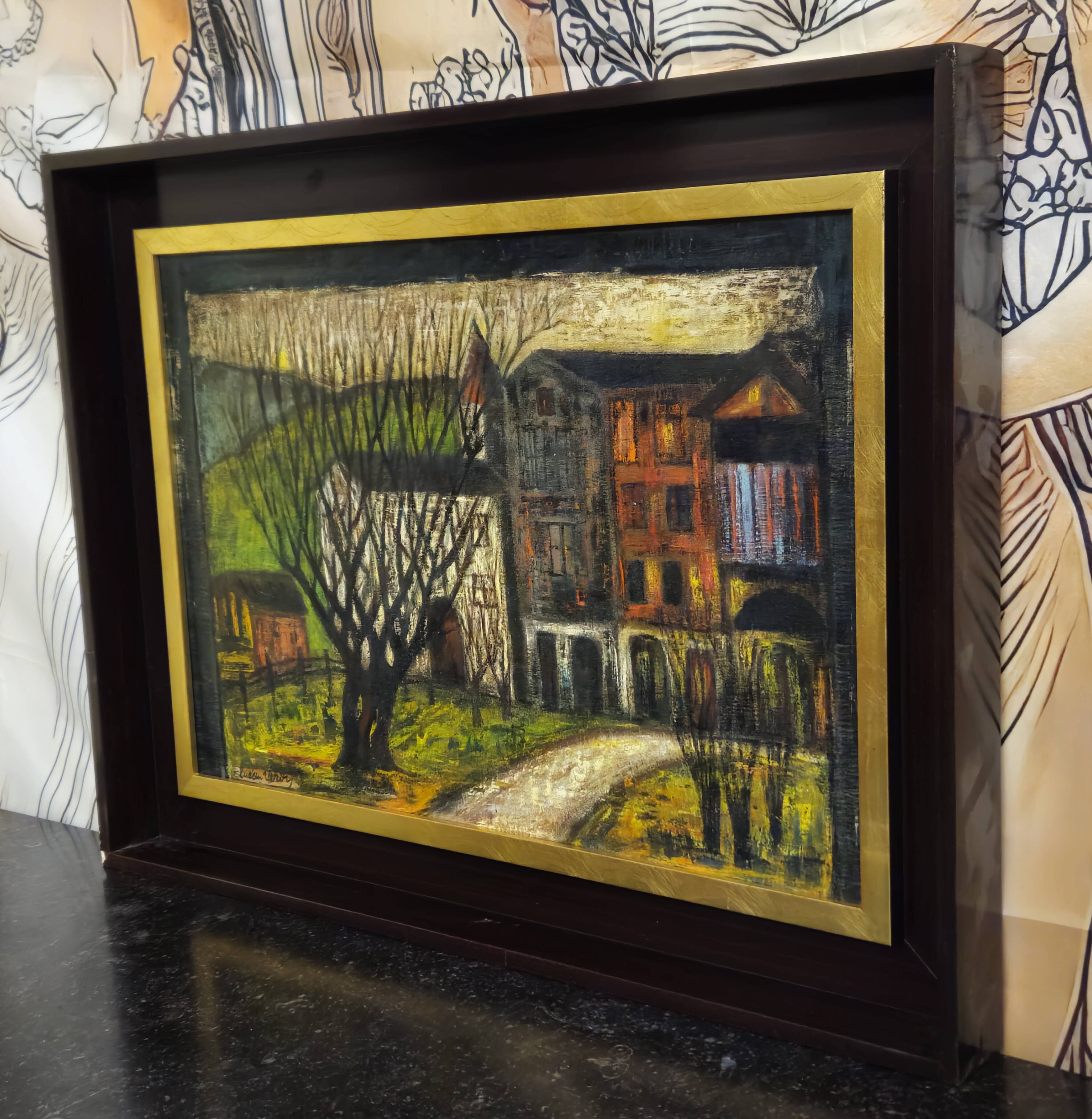 Lucien verdi title: the sage – val d'hérens (switzerland) oil on panel