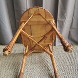 Vintage coffee table in ratine