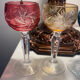 Crystal liquor glasses