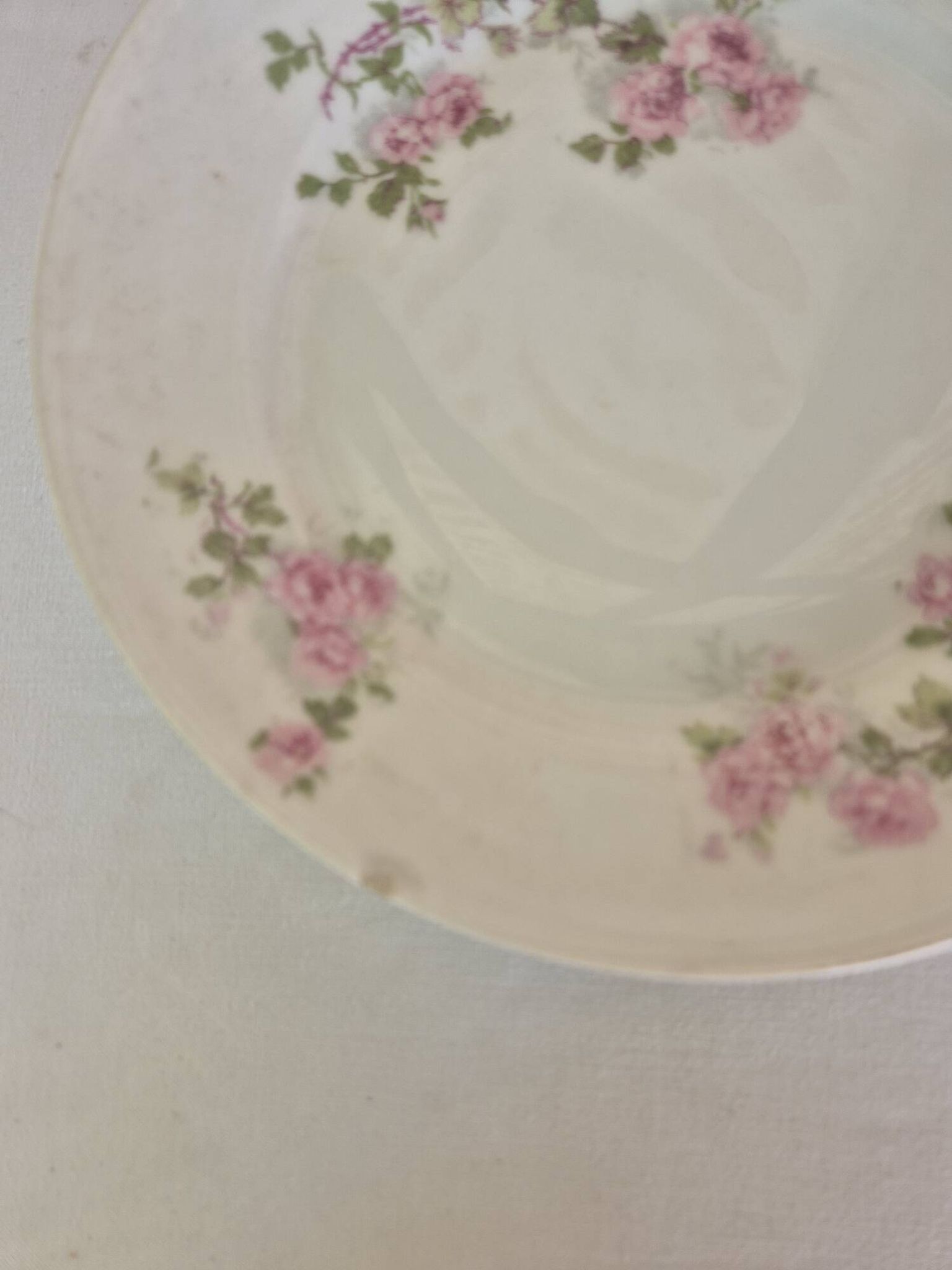 Pair of antique compote dishes