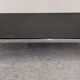 Table basse moderniste en ardoise et métal chromé, Italie vers 1970