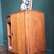 Vintage solid wood bedside table/wooden storage unit