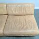 De Sede DS76 lounge sofa / daybed in beige leather, 1970s