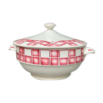 Soup tureen in Sarreguemines earthenware Cornouaille service