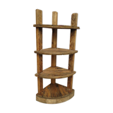 Rustic coniferous wood notch