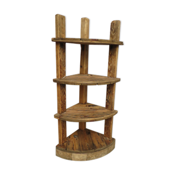 Rustic coniferous wood notch