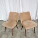 Set of 2 Vintage Mid-Century Lounge Chair: 1970s Yugoslavia, Pink Fabric