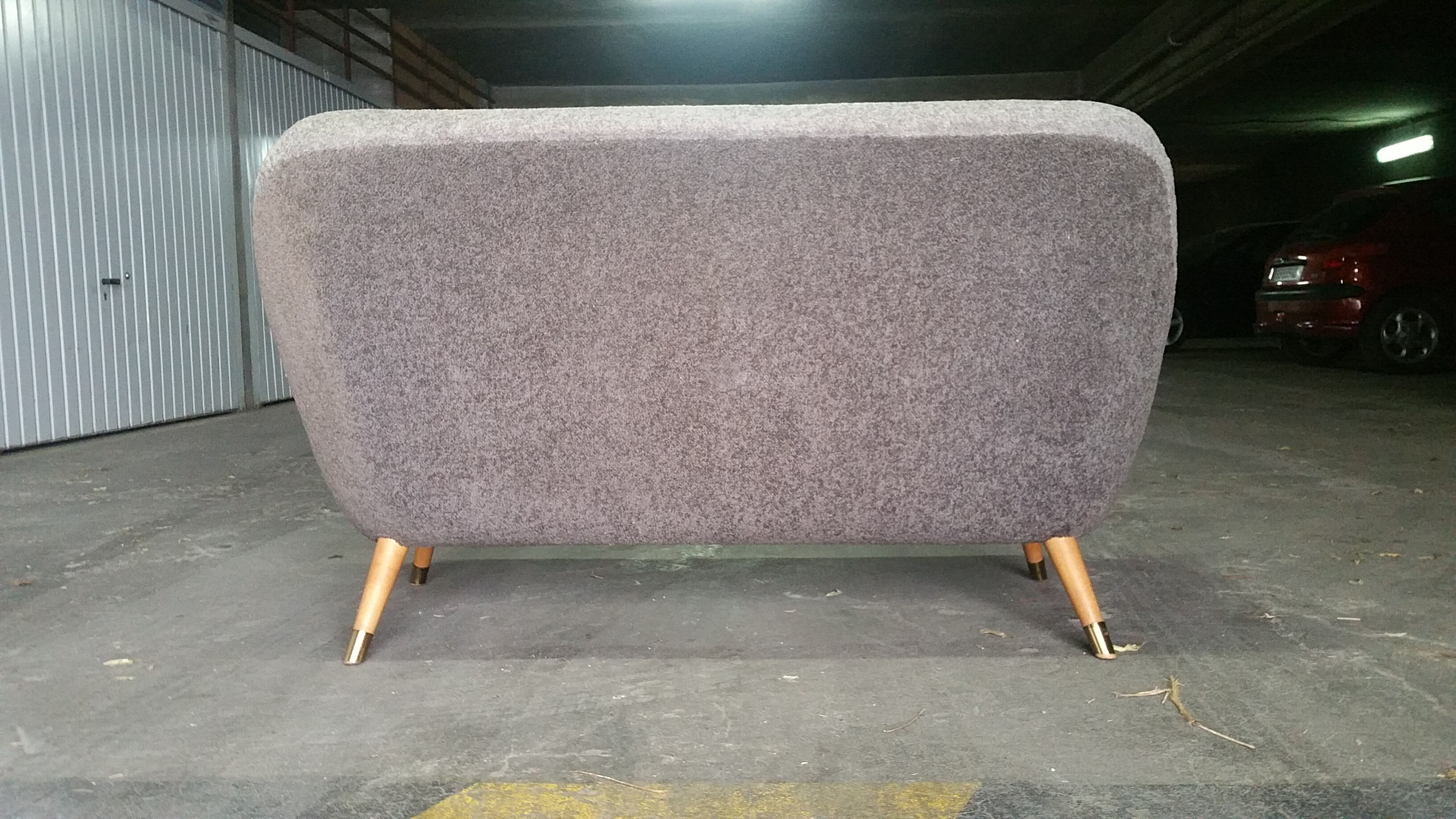 Sofa 2 places Egg 50s 60s