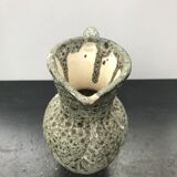 Former Pottery Pitcher DUBREUIL Ceramics Vintage Skis