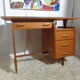 Vintage desk of the 1950s in light wood