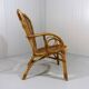Italian rattan chair 1970's