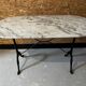 Vintage oval marble table