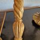 Pair of giltwood lamp feet