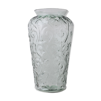 Vase verre sculpté 51 cm