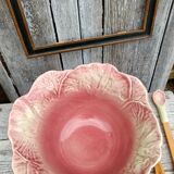 Pink cabbage slip salad bowl