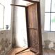 Table de ferme en bois brut