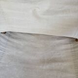 Safari armchair in wood and beige fabric