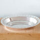 Art Deco style silver-plated metal bread basket, 30s silver dish