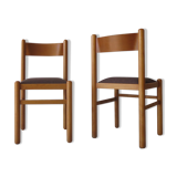 Swedish upholstered dining chairs 1960s.