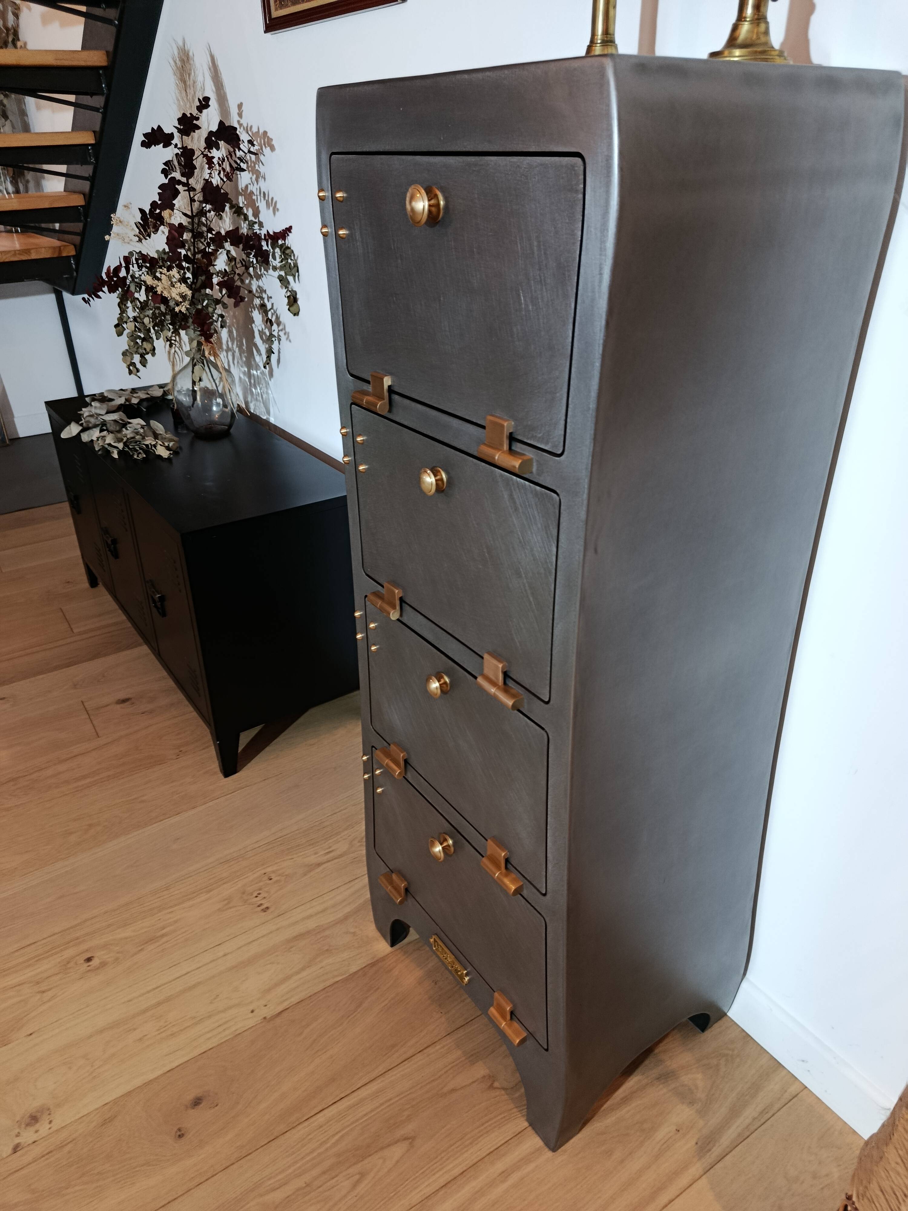drop-leaf table the lady steel model no. 3 by the brand letrapu