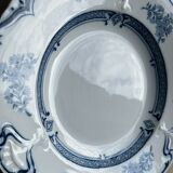 Plate hollow earth of iron Saint Amand model Manon art nouveau