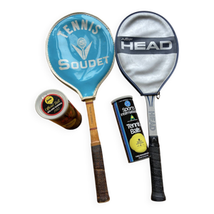 Lot tennis vintage Roland-Garros - anciennes