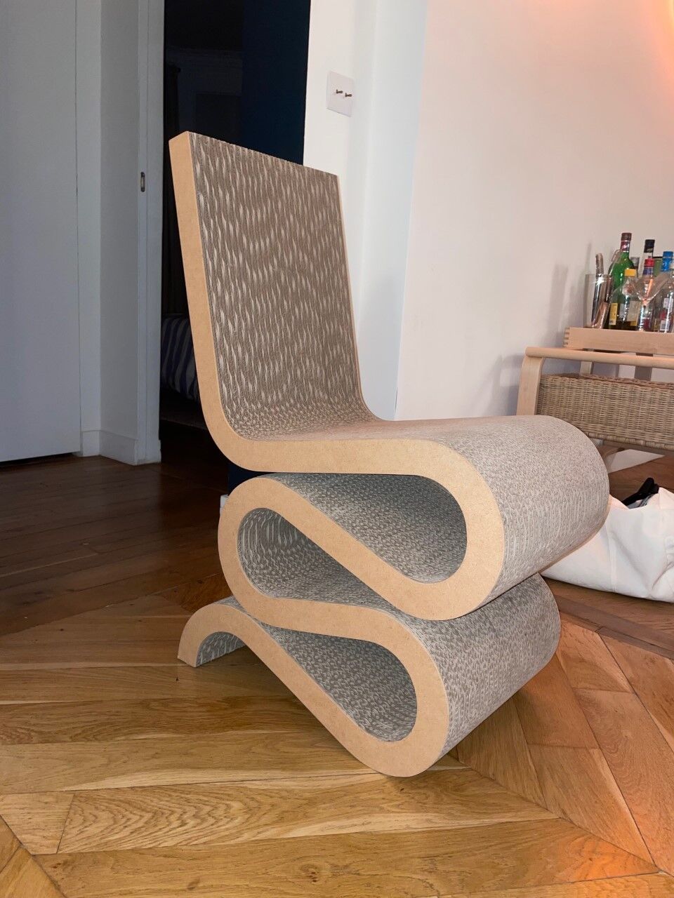 Wiggle chair by Frank Gehry editor Vitra