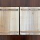Duo of panels Imigongo carved wood Rwanda 1970