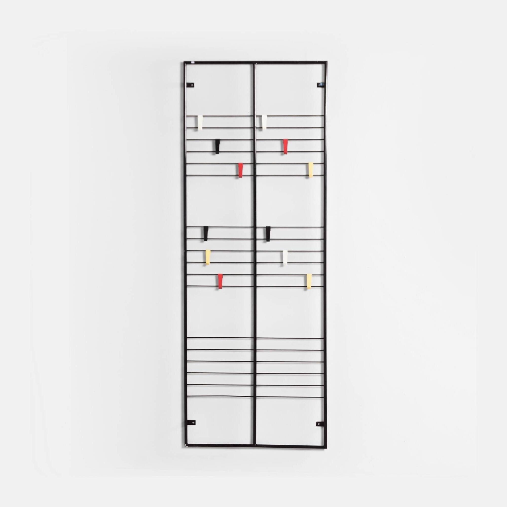 Wall coat rack GW1 'Toonladder' by Coen de Vries for DEVO from the 1950s