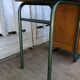 Office 1950 tubular metal and mint green formica