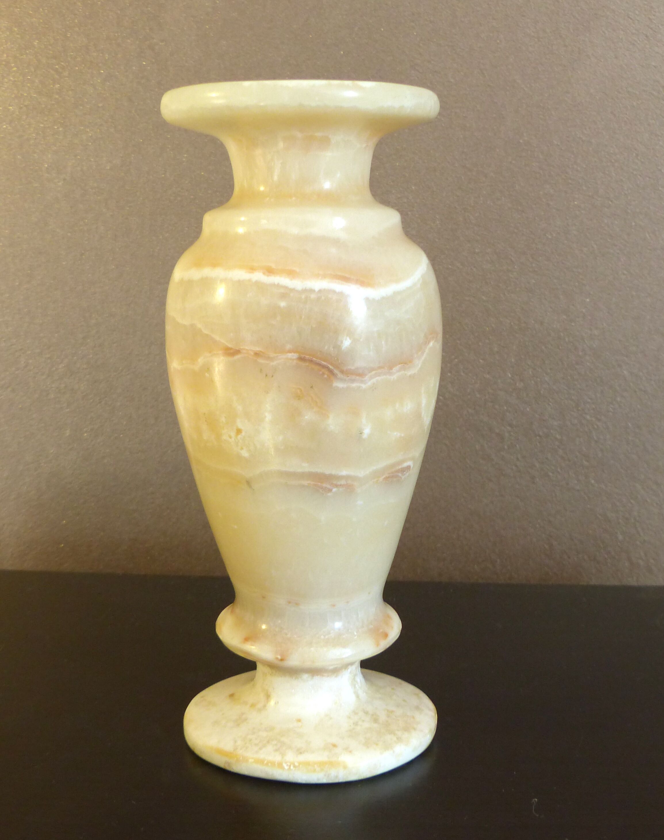 White marble vase