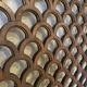 Art deco walnut claustra