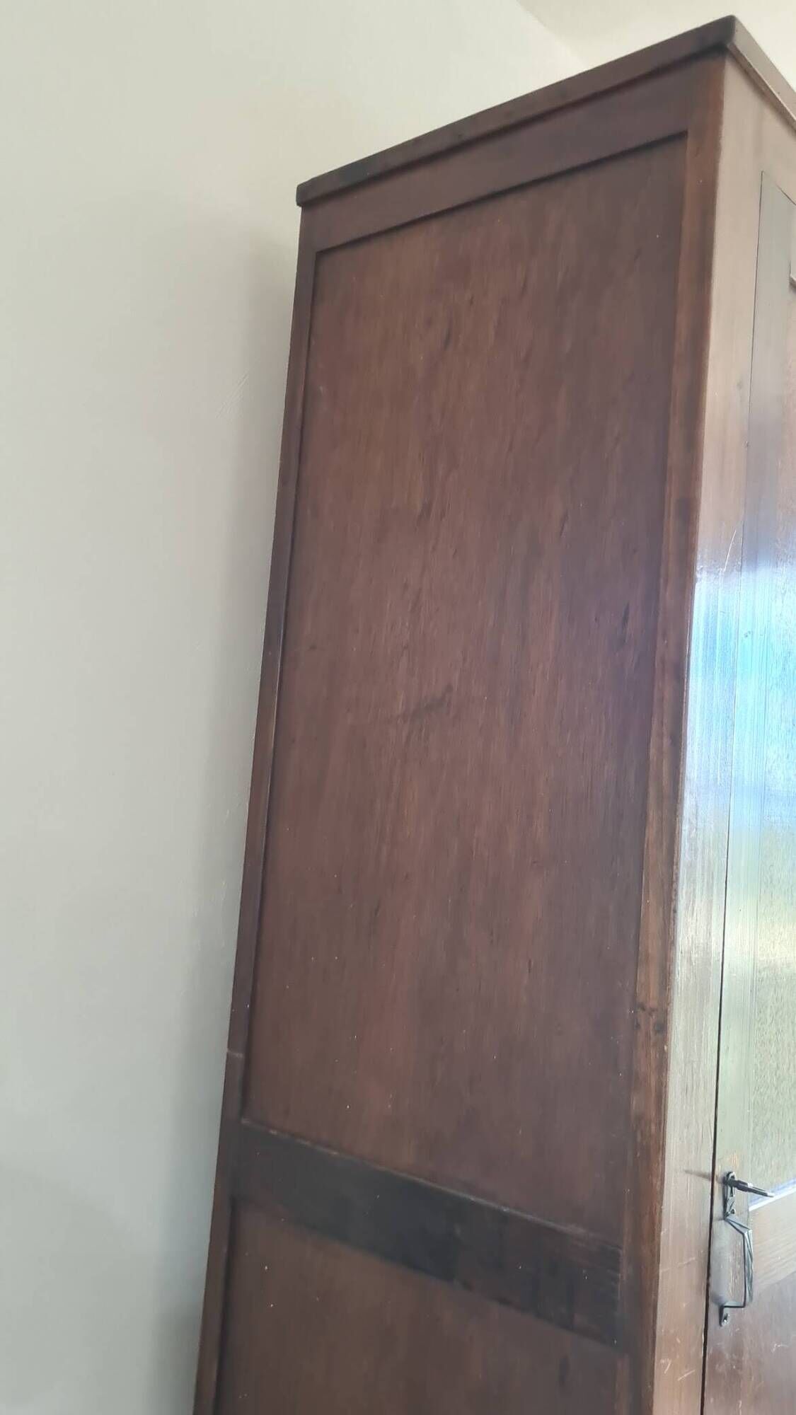 Antique Parisian wardrobe with one door.